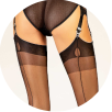 Bas jarretelle couture